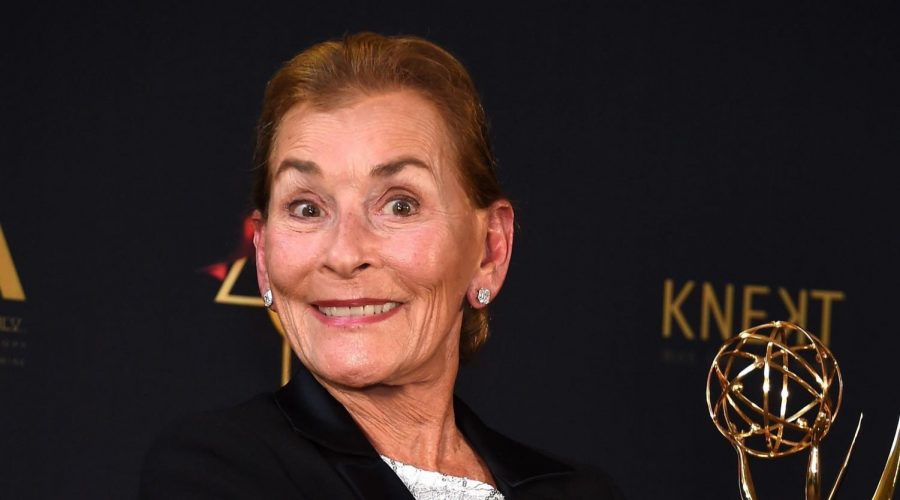 Judy Sheindlin of “Judge Judy” at the Daytime Emmy Awards in 2019, where she received the Lifetime Achievement Award. (Gregg DeGuire/	Getty Images)