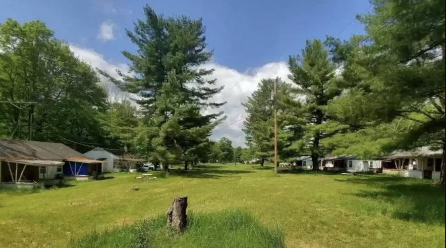 A bungalow colony in the Catskills is on the market for $795,000 in Kerhonkson, New York. (Catskills Region MLS)