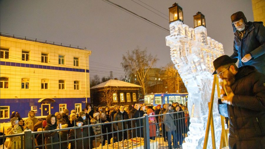 Hanukkah’s early start this year put a Siberian tradition on thin ice