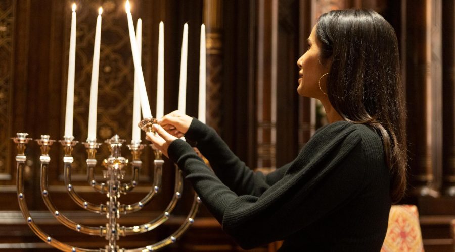 Padma Lakshmi heads to the Lower East Side for a Hanukkah edition of Hulu’s ‘Taste the Nation’