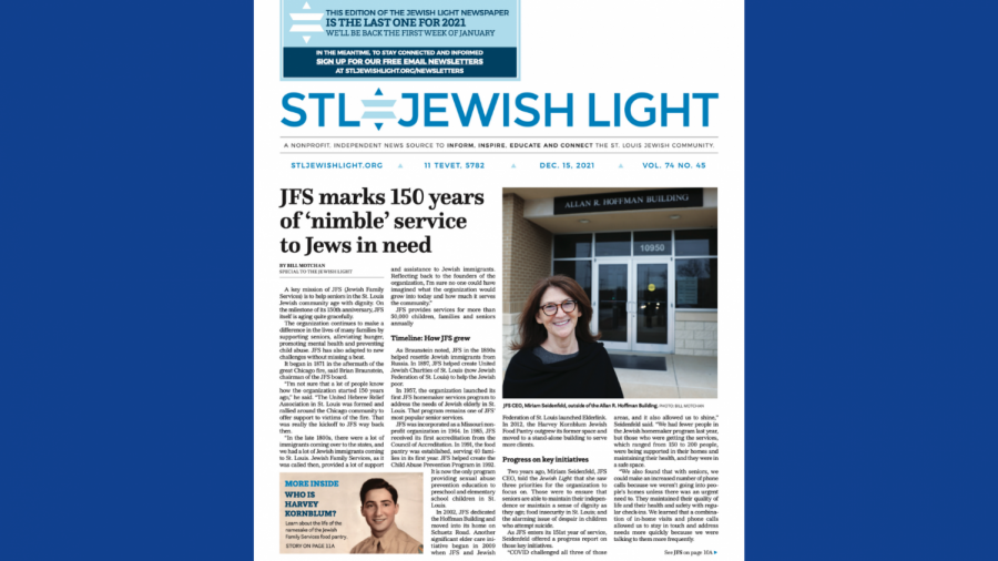 Jewish Light Digital Edition: December 15, 2021