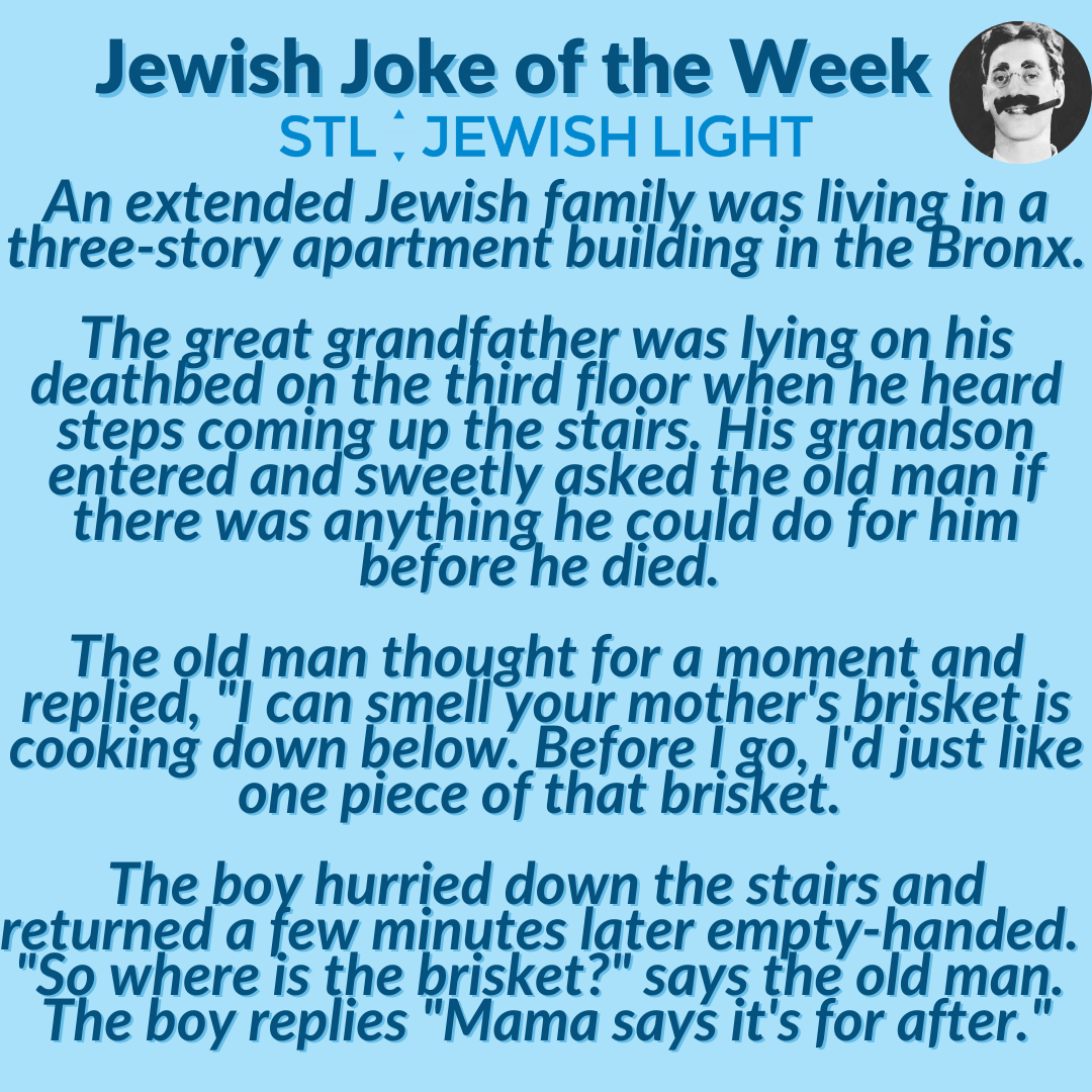 Jewish Jokes: Did You Hear The One About Mama's Brisket? - St. Louis ...