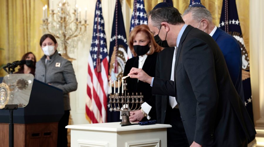 A menorah in the window: The Biden presidency’s first Hanukkah is all about visible diversity