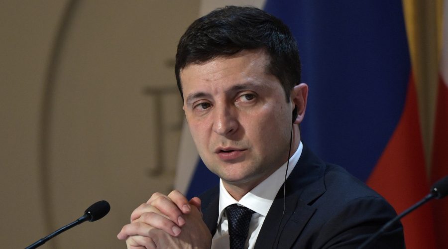 Alluding to conflict with Russia, Ukraine’s Jewish president likens his nation to Jewish people