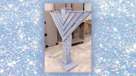 Amsterdam gets large Liberace-style Hanukkah menorah for annual holiday concert