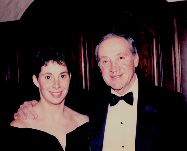 Harvey Kornblum with daughter Kathy Kornblum. (Kathy Kornblum)