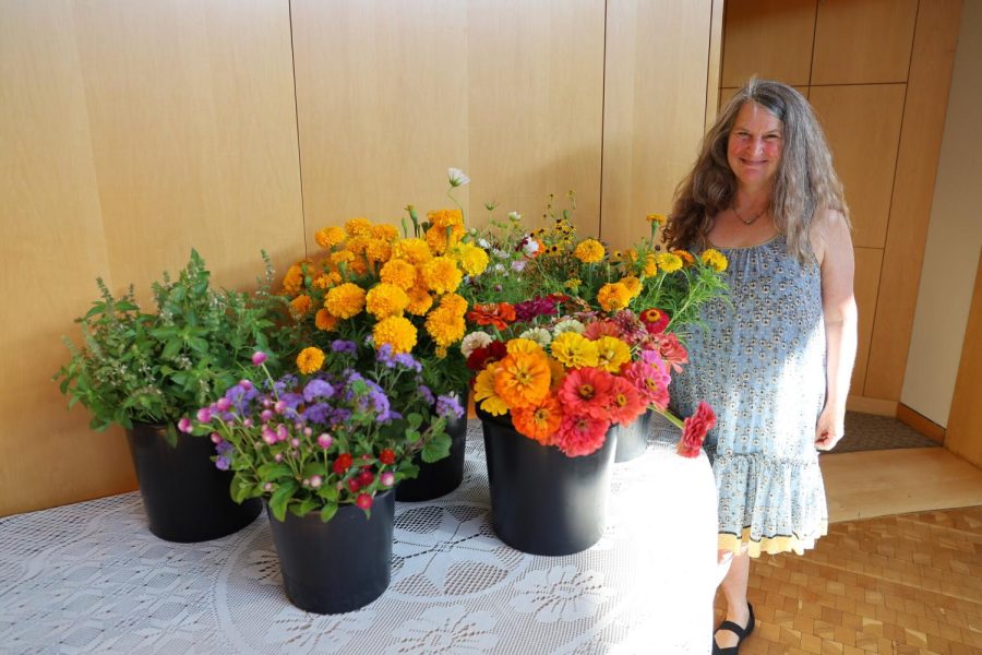 Vicki Lander is the owner of Flower Hill Farm. File photo: Bill Motchan