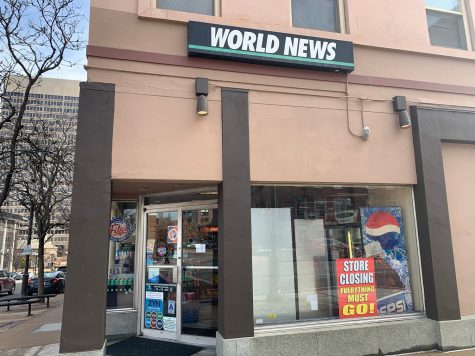 Editor-in-Chief Emeritus Robert A. Cohn writes that he has been buying newspapers, magazines and comics from World News in Clayton since its opening in 1967. The store recently announced it will close in February. Photo: Alec Baris