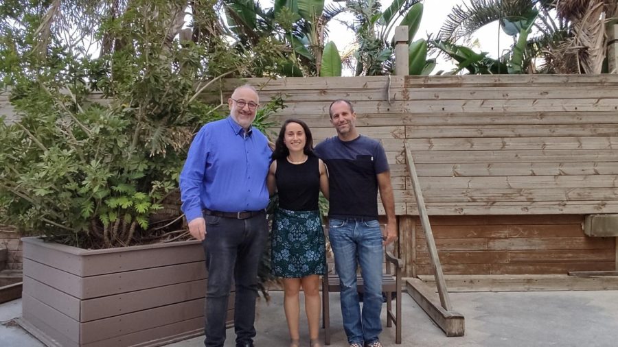 From left, Albo Climate CEO Dr. Jacques Amselem, CMO Ariella Charny and Prof. Andrei Sharf, AI adviser. Photo courtesy of Albo Climate
