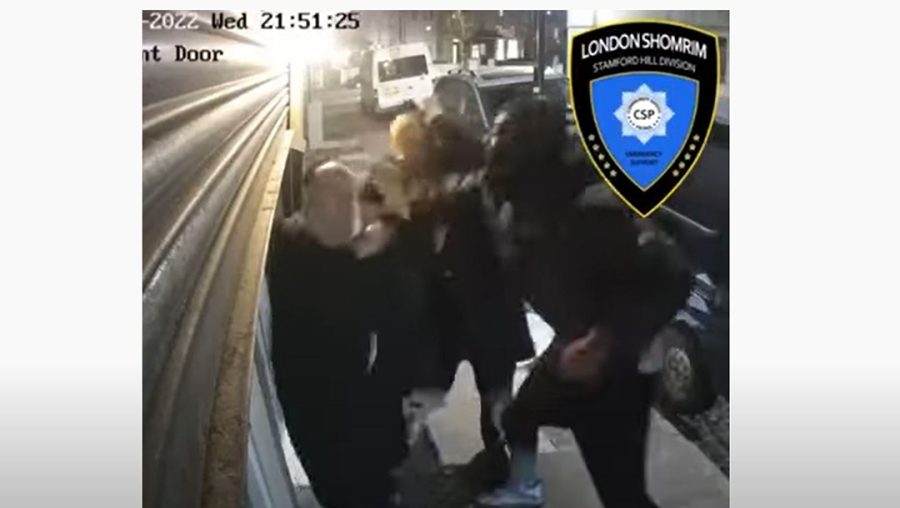 Police+arrest+suspect+caught+on+camera+beating+Orthodox+Jews+in+London