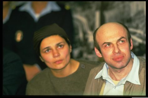 Feb. 11: Natan Sharansky has his wife, Avital, by his side after his arrival in Israel on Feb. 11, 1986. By Nati Harnik, Israeli Government Press Office