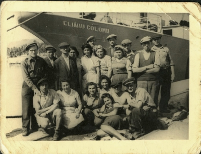The ship Eliyahu Golomb in 1946. Photo: Yad Vashem