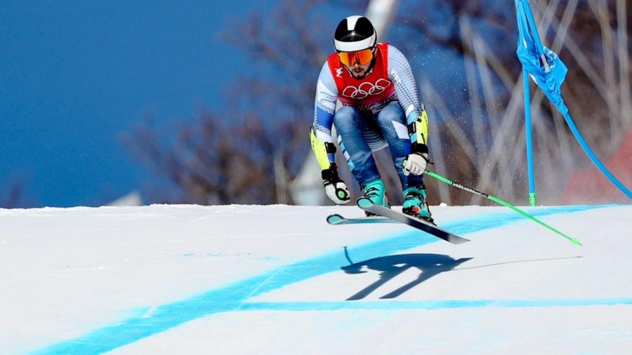 Barnabas Szollos set a new Israeli record at the Beijing Winter Olympics. Photo by Wander Roberto via Israel Olympic Committee