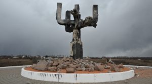 Ukraine says a memorial to Jews murdered during the Holocaust was damaged by Russian shelling