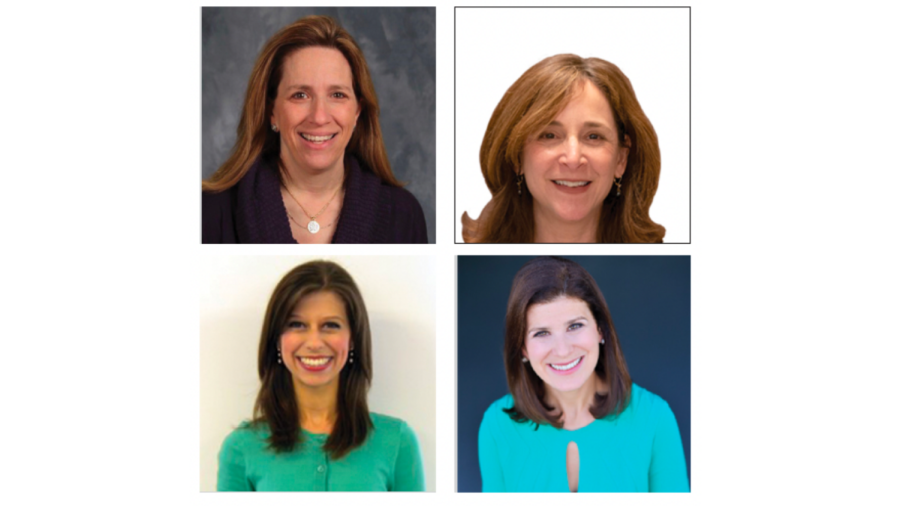Clockwise from top left: Patty Bloom, Karen
Sher, Abby Goldstein and Dalia Oppenheimer
