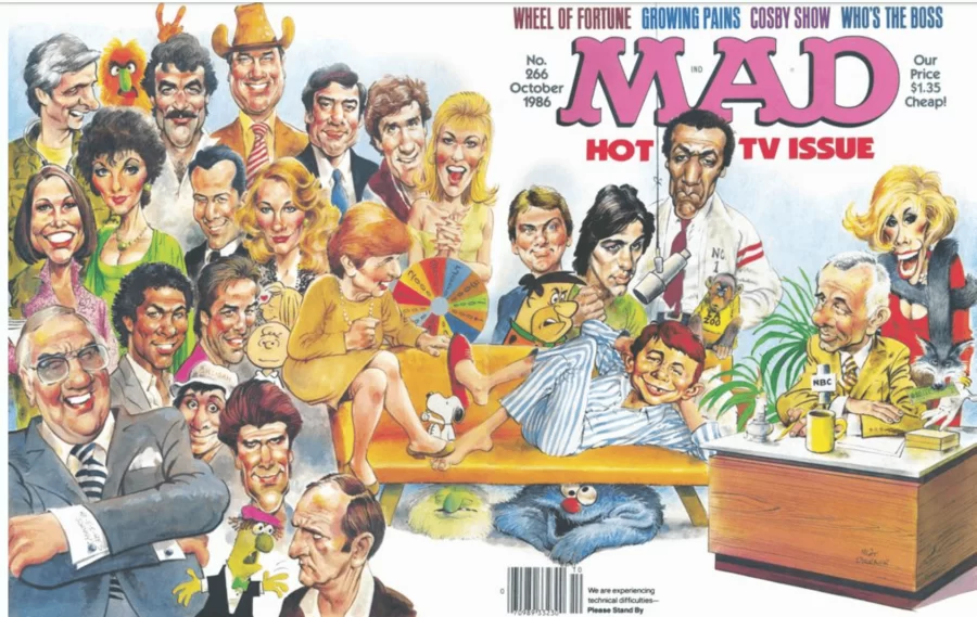 A 1986 Mad magazine cover designed by Mort Drucker. Courtesy of DC Entertainment
