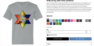 The story behind this years PrideFest St. Louis Jewish community t-shirt design