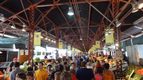 Soulard Farmers Market in St. Louis on a busy August day in 2011. Credit: Paul Sableman via Wikimedia Commons.