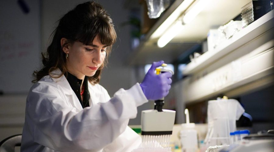 Tamar Koren, an MD/PhD candidate at the Technion, is researching how patients mental states may cause or exacerbate illness. Korens work is part of the Technion Human Health Initiative. (Nitzan Zohar/Technion)
