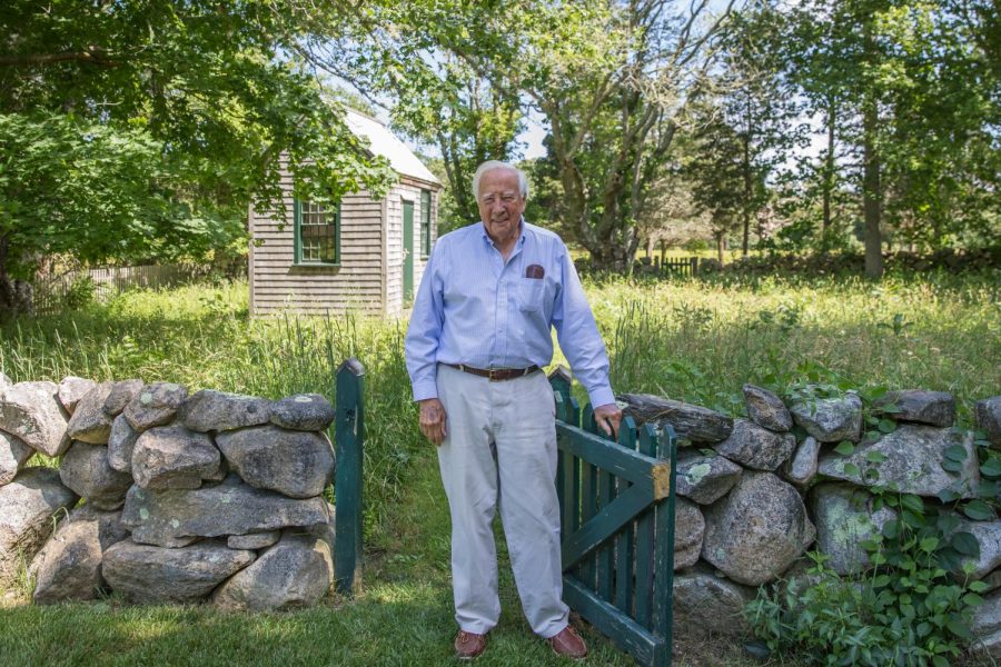 David+McCullough+in+2019%2C+near+the+cedar+shed+he+built+in+the+backyard+of+his+home+in+West+Tisbury%2C+Mass.%2C+on+Martha%E2%80%99s+Vineyard%2C+where+he+did+much+of+his+writing.%C2%A0Photo%3A+Maria+Thibodeau%2FVineyard+Gazette