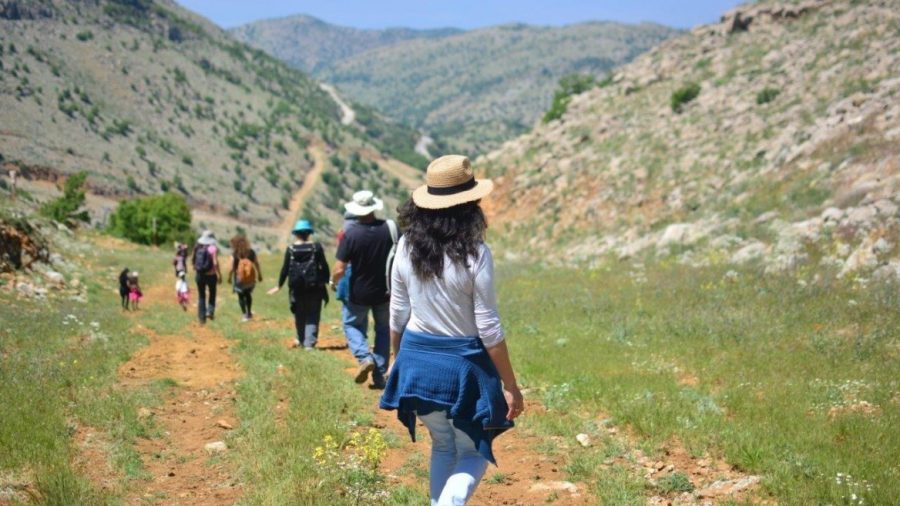 Hiking on Mount Hermon. Photo by Miki Inbar