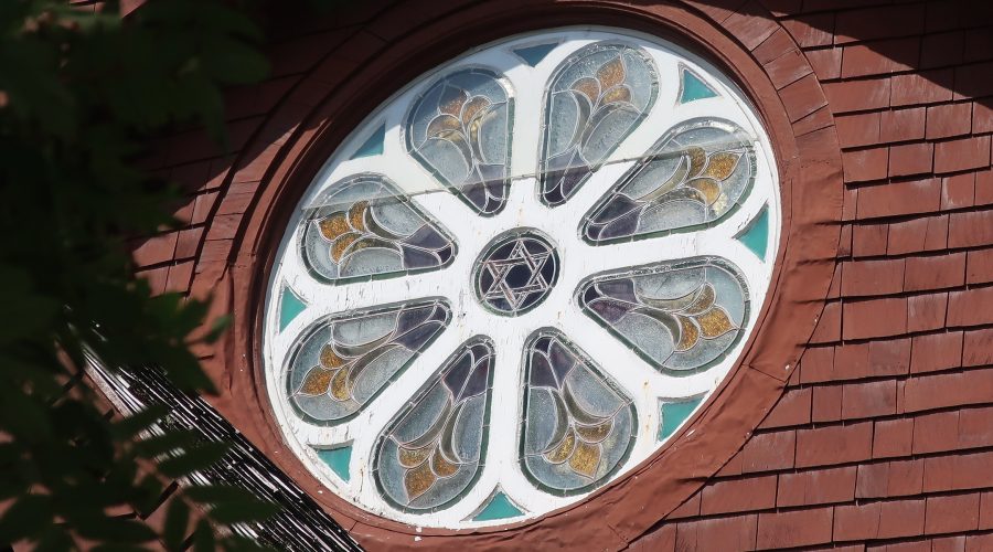 The enduring mystery of this Alaskan churchs prominent Star of David window
