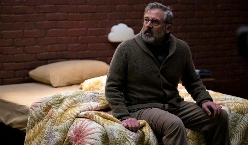 Actor Steve Carell portrays Dr. Alan Strauss, a Jewish therapist taken captive, in a new show called “The Patient.” Credit: Courtesy of FX.