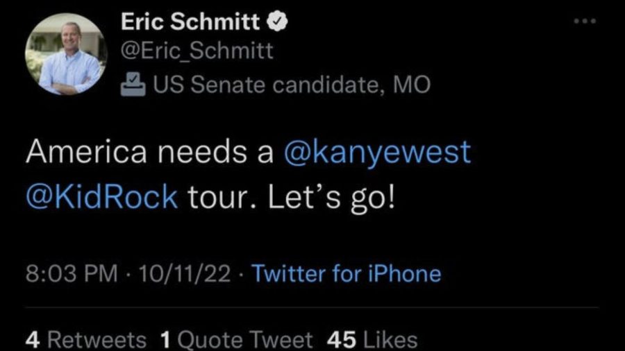 Missouri AG Schmitt tweets then deletes support for Ye tour