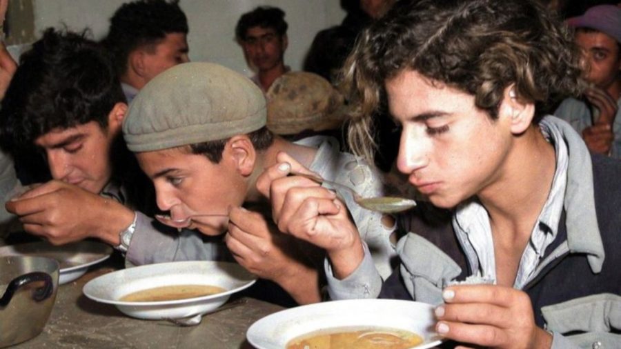 Boys enjoying a bowl of soup in a HaNoar Haoved summer camp. Photo: Benno Rothenberg, the Meitar Collection, the Pritzker Family National Photography Collection, the National Library of Israel