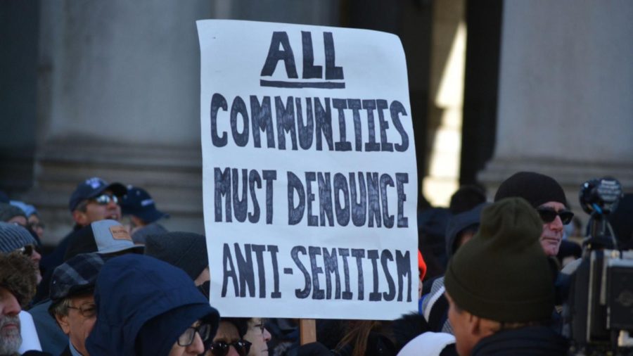 A+rally+in+New+York+City+against+antisemitism.+Credit%3A+Christopher+Penler%2FShutterstock.