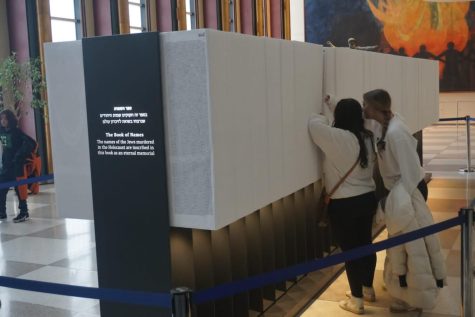 The Book of Names, at U.N. Headquarters in New York. Credit: Yad Vashem.