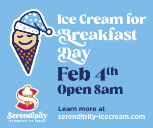Serendipity Ice Cream ad
