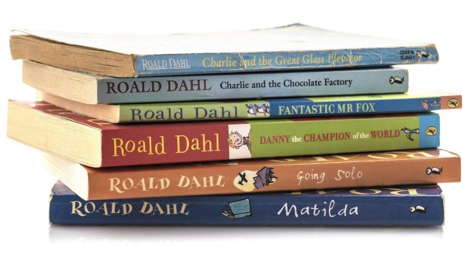 A stack of books by British author Roald Dahl. Credit: Shutterstock.

