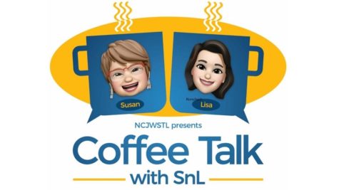 Coffee Talk for May features Amy Fenster Brown and her sidekick Jordan Palmer   