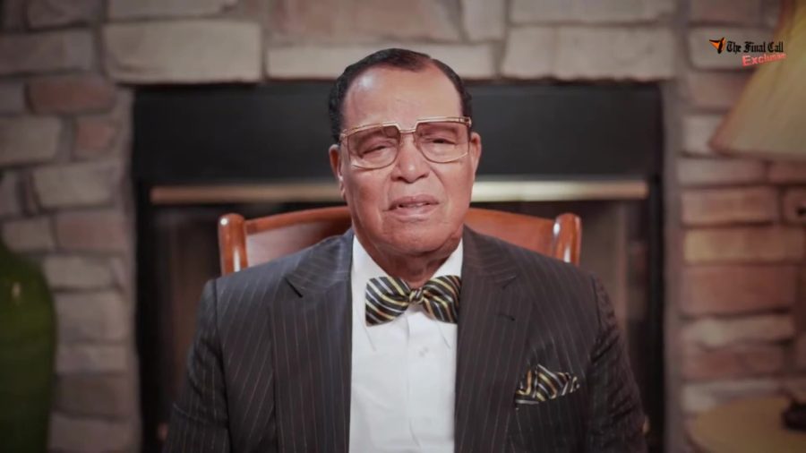 Nation of Islam leader Louis Farrakhan speaks about the Kyrie Irving and Kanye West antisemitism scandals, Nov. 10, 2022. Source: The Collective 9/YouTube