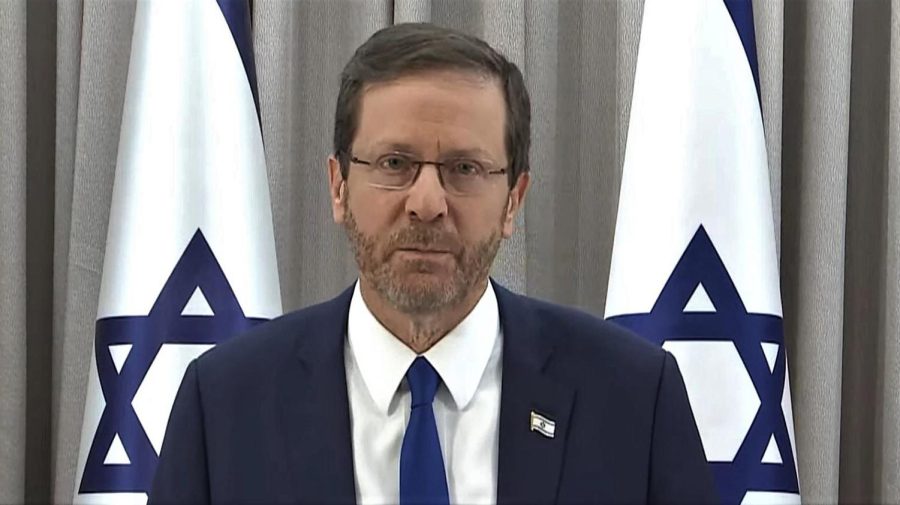 Israeli+President+Isaac+Herzog+addresses+the+nation+on+March+15%2C+2023.+Credit%3A+YouTube.