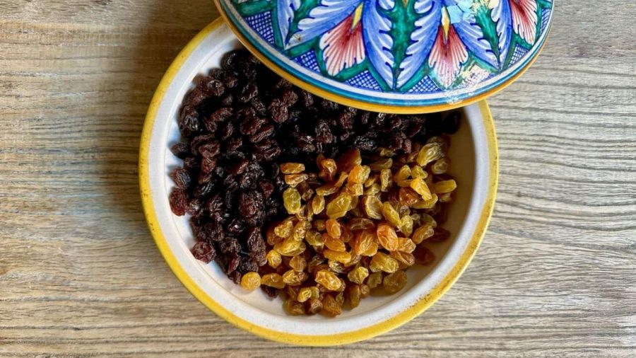 Be it ever so humble, there’s no ingredient like raisins. Photo by Liza Schoenfein