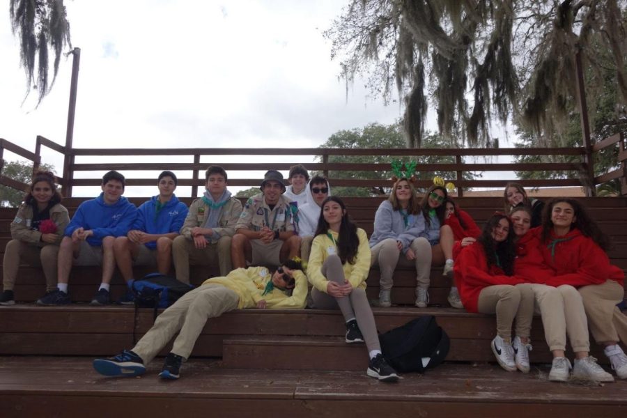 Ninth graders at the yearly Tzofim camps in Orlando, Fla.

