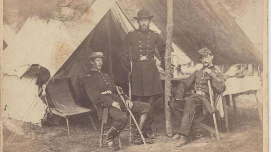 U.S.+Civil+War+Union+officers+in+tent+%281862%29.+Photo+courtesy+of+Penn+State+Special+Collections+via+Flickr+at+https%3A%2F%2Fwww.flickr.com%2Fphotos%2Fpennstatespecial%2F6346867231%2Fin%2Fphotostream%2F