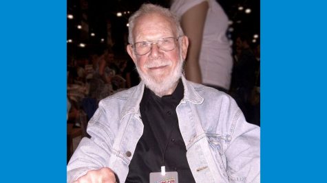 Cartoonist Al Jaffee at the New York Comic Convention in Manhattan, October 9, 2010.
Photo by Luigi Novi. This photo may be used, modified and published for any purpose, only if a easily visible credit to the photographer is placed near the photo in each instance in which it is used.