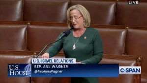 Congresswoman Ann Wagner (R-MO), Vice Chair of the House Foreign Affairs Committee and Co-Chair of the Abraham Accords Caucus.
