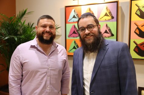Roman Peysakhovich and Rabbi Chaim Landa