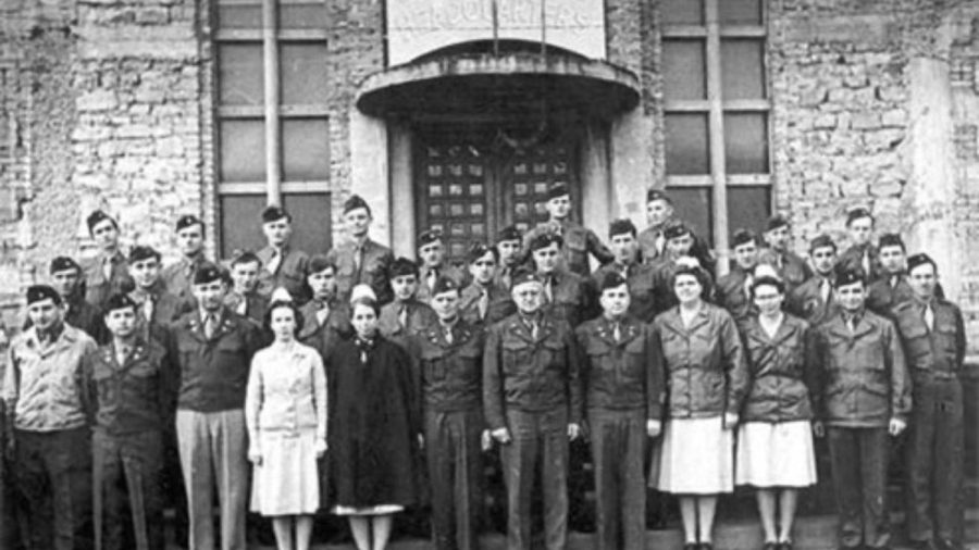 Main Headquarters staff of 21st General Hospital - April 1945