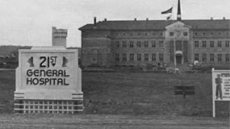 Main Headquarters staff of 21st General Hospital - April 1945 