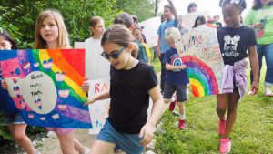 Jewish 3rd graders March for Change