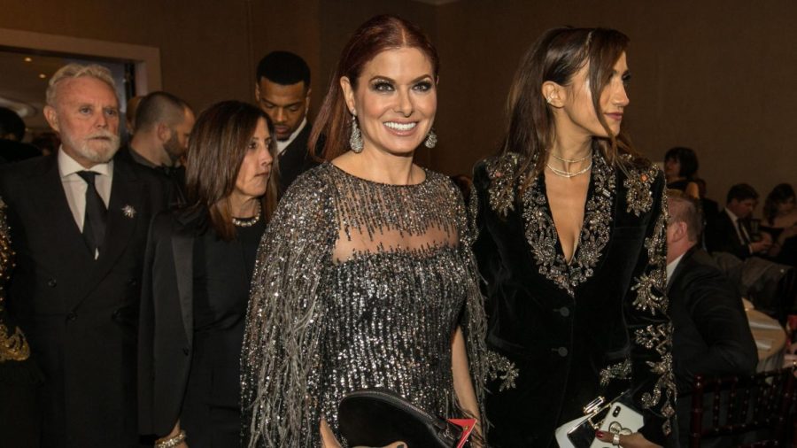Jan 6, 2019; Beverly Hills, CA, USA; Debra Messing arrives during the 76th Golden Globe Awards in the International Ballroom at the Beverly Hilton.