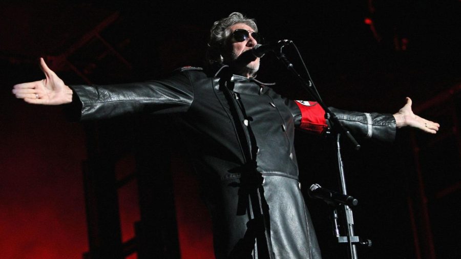 Roger Waters seen performing in Berlin in 2013. His onstage costume resembling a Nazi officer has come under scrutiny.