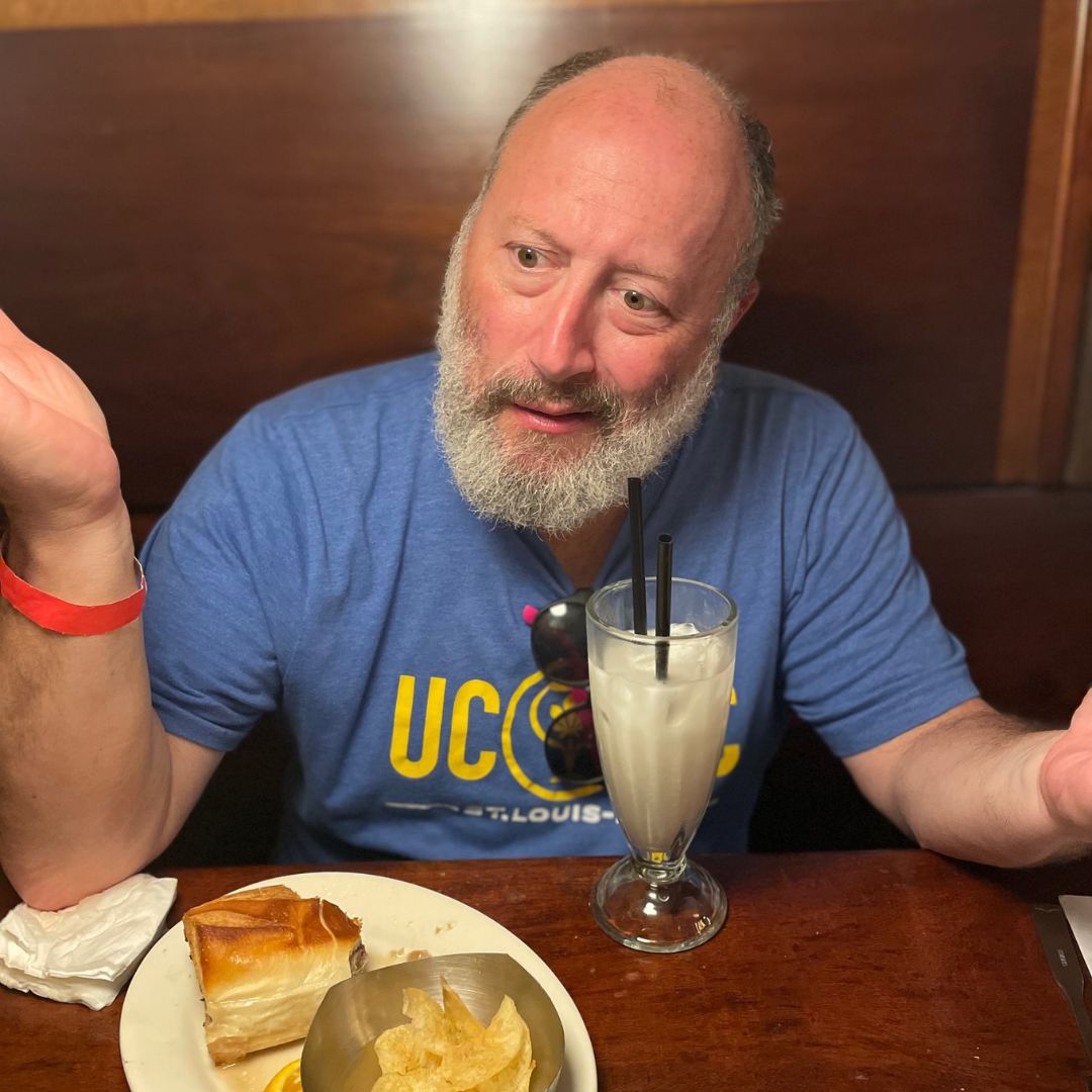 That look you get when you try a vanilla egg cream for the first time, and you can't believe it hasn't been in your life until now. This all went down on Sunday at the Fountain on Locust. 