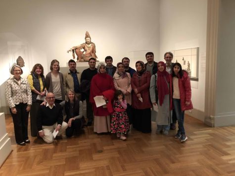 A recent tour group at the St. Louis Art Museum. 