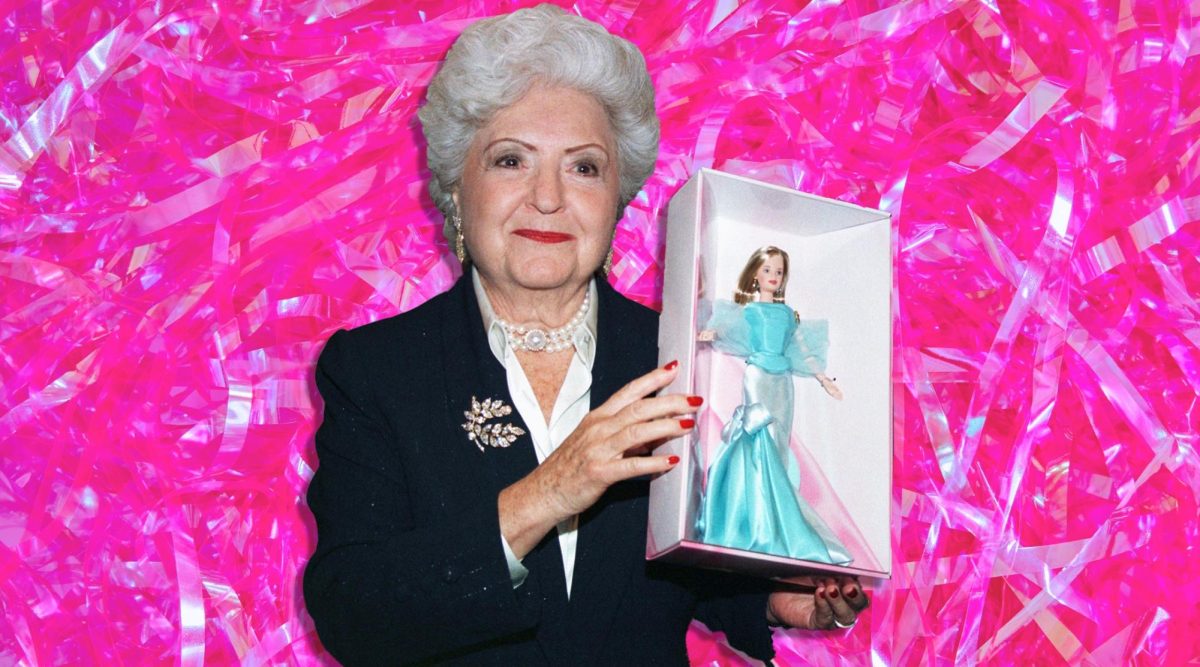 Ruth+Handler+holds+a+Barbie+that+was+created+for+the+dolls+40th+anniversary+party+in+New+York+City%2C+Feb.+7%2C+1999.+%28Jeff+Christensen%2FGetty+Images%29
